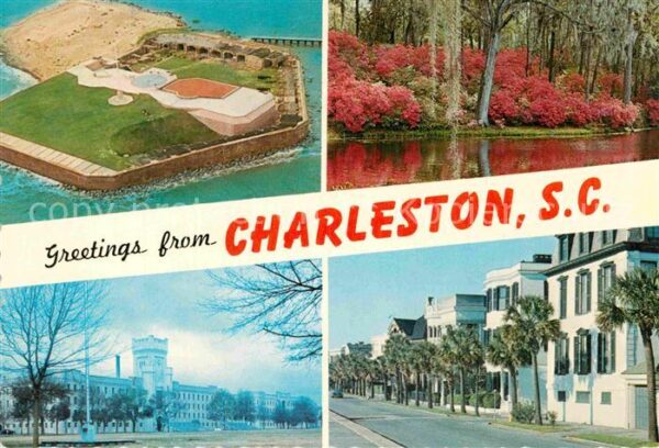 Charleston South Carolina Fliegeraufnahme Park Strasse