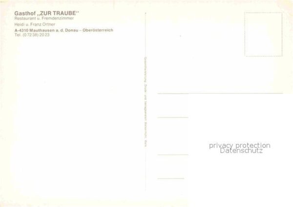 Mauthausen Oberoesterreich Gasthof zur Traube – Bild 2