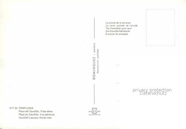 Pamplona Navarra Plaza del Caudillo – Bild 2