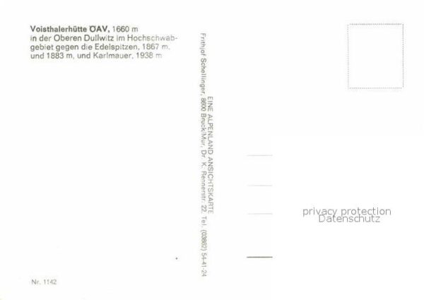 Voisthalerhuette Obere Dullwitz Hochschwabgebiet Edelspi – Bild 2