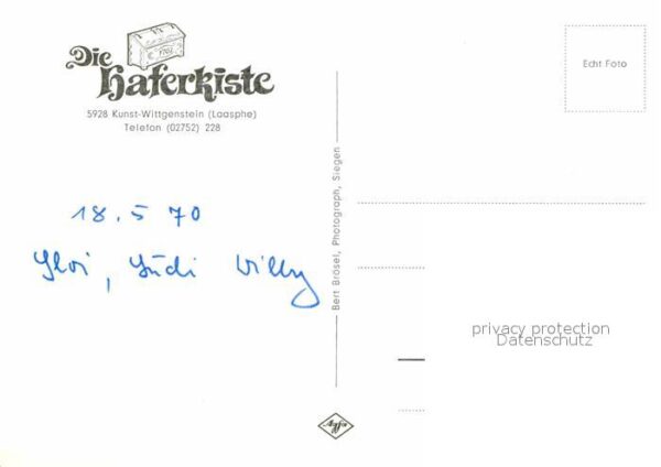 Kunst-Wittgenstein Haferkiste – Bild 2
