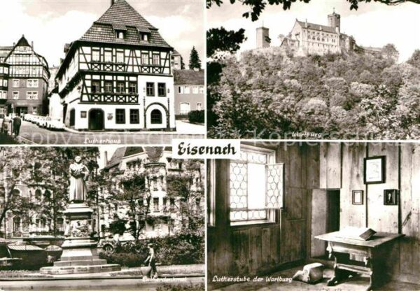 Eisenach Thueringen Lutherhaus Lutherstube vor der Wartburg