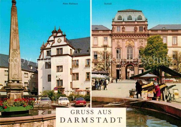 Darmstadt Altes Rathaus Schloss