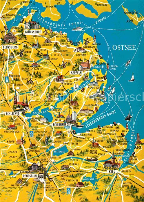 Eckernfoerde Landkarte