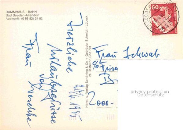 Bad Sooden-Allendorf Dammhaus-Bahn Soodener Tor Weinreihe – Bild 2