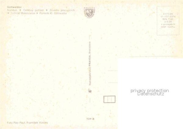 Gottwaldov Tschechien Namesti – Bild 2