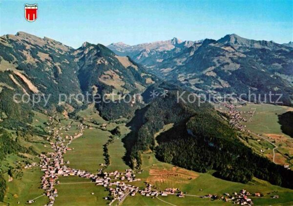 Bezau Vorarlberg Fliegeraufnahme