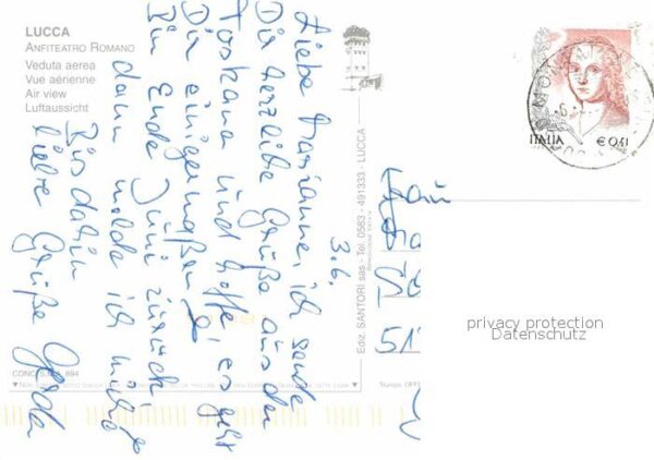 Lucca Anfiteatro Romano Fliegeraufnahme – Bild 2