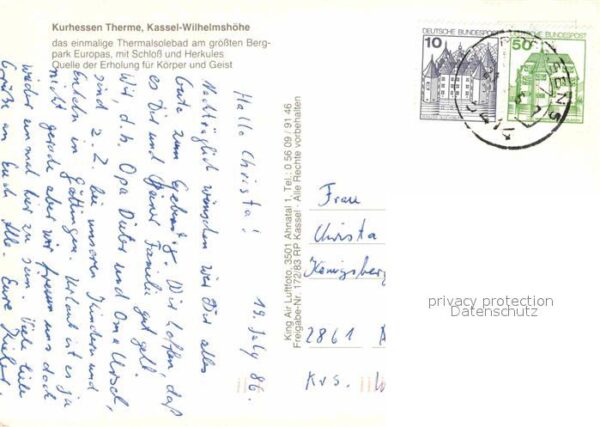 Wilhelmshoehe Kassel Panorama Kurhessen Therme – Bild 2