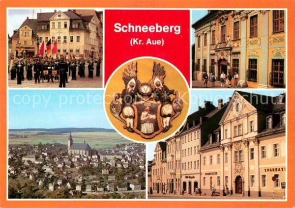 Schneeberg Erzgebirge Musikkorps Museum Übersicht Wappen Erns