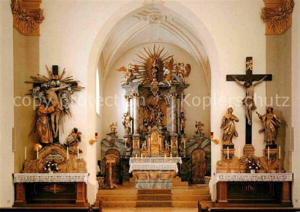 Grossheubach Kloster Engelberg Drei Altäre