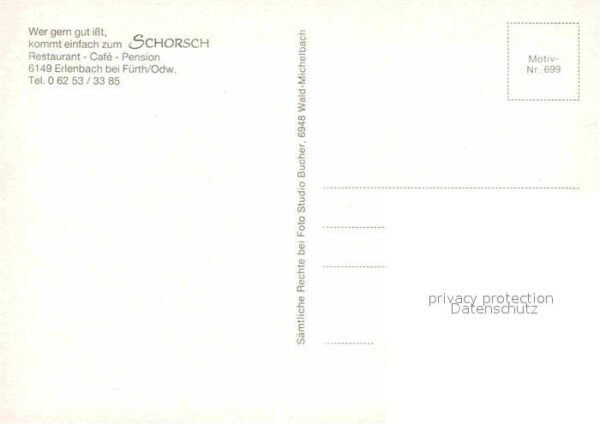 Erlenbach Bergstrasse Restaurant Cafe Schorsch – Bild 2