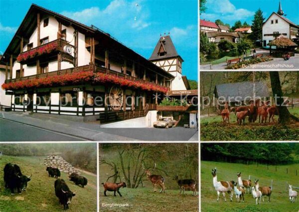 Erlenbach Bergstrasse Restaurant Cafe Schorsch Wildgehege