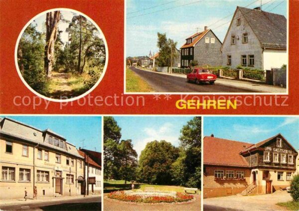 Gehren Thueringen Naturschutzgebiet Gaststätte Goldener H