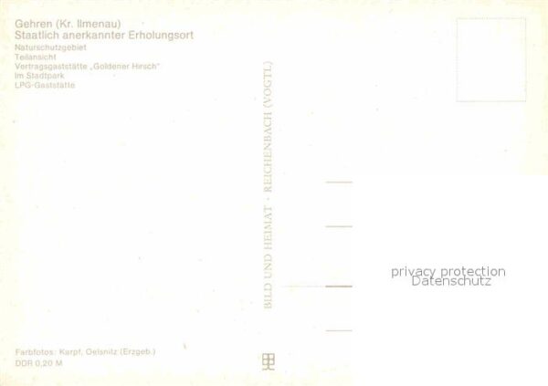 Gehren Thueringen Naturschutzgebiet Gaststätte Goldener H – Bild 2