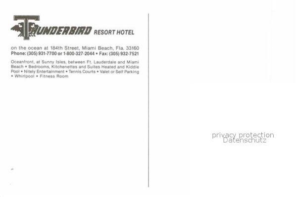 Miami Beach Thunderbird Hotel – Bild 2