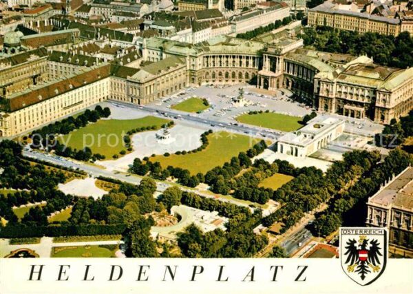 Wien Fliegeraufnahme Heldenplatz