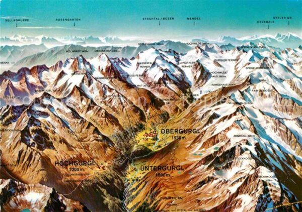 Obergurgl Soelden Tirol Panorama