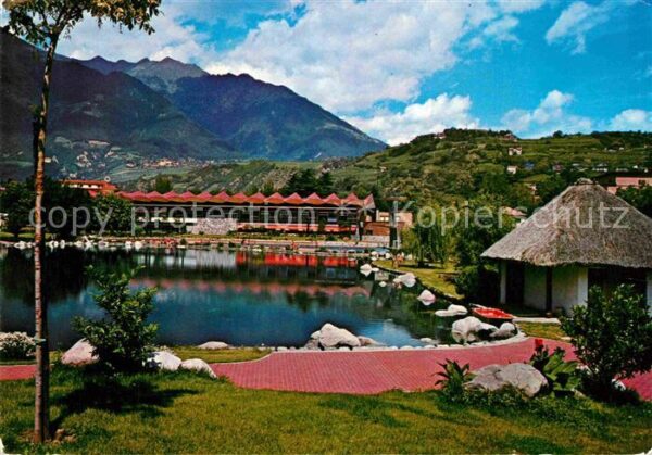 Merano Meran Schwimmbad und künstlicher See