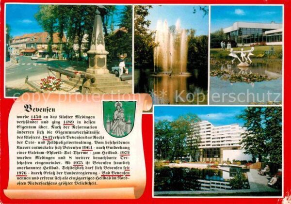 Bad Bevensen Brunnen Fontäne Kurpark