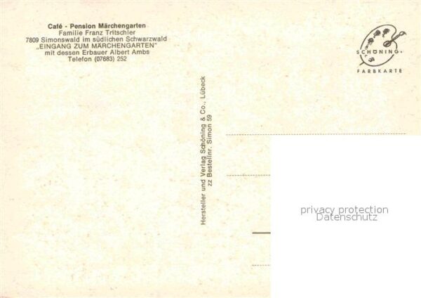 Simonswald Eingang zum Märchengarten – Bild 2