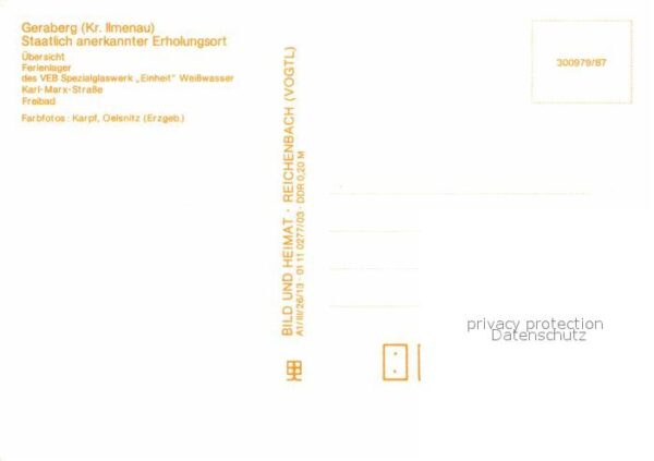 Geraberg Teilansicht Ferienlager Karl Marx Stras – Bild 2