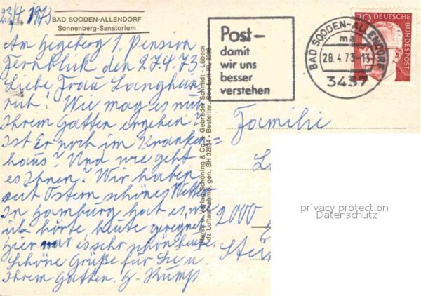 Bad Sooden-Allendorf Sonnenberg Sanatorium – Bild 2