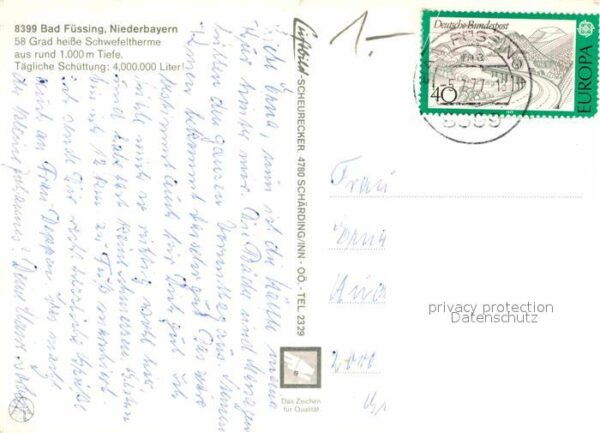 Bad Fuessing Fliegeraufnahme Schwefeltherme – Bild 2