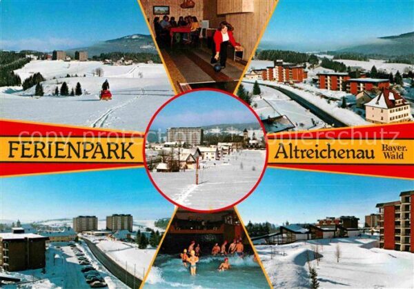 Altreichenau Ferienpark Kegelbahn Teilansicht Hallen