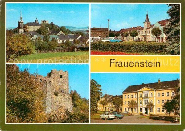 Frauenstein Brand-Erbisdorf Schloss Burgruine Markt Polytechnische