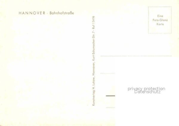 Hannover Bahnhofstrasse – Bild 2