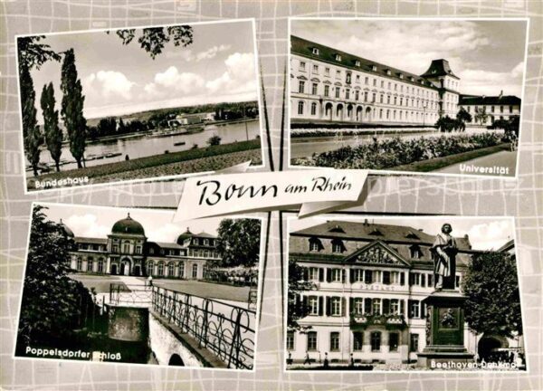 Bonn Rhein Bundeshaus Papelsdorfer Schloss Beethov