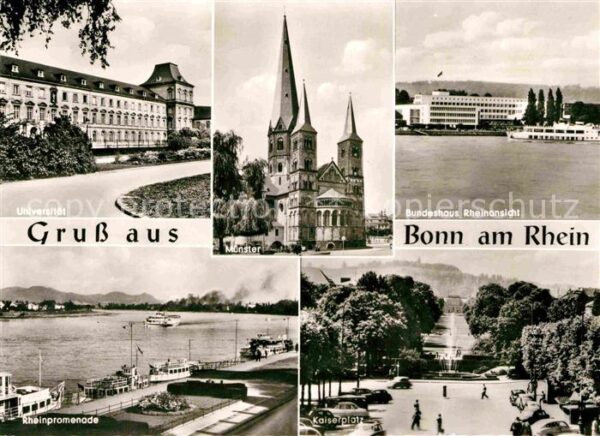 Bonn Rhein Universität Bundeshaus Münster Rheinpro