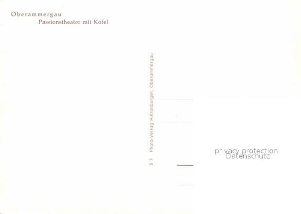 Oberammergau Passionstheater mit Kofel – Bild 2