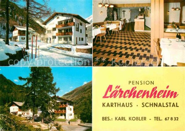 Karthaus Schnalstal Vinschgau Pension Lärchenheim