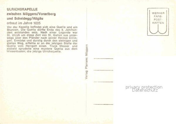 Scheidegg Allgaeu Ulrichskapelle – Bild 2