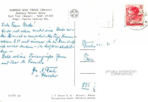 Dorf Tirol Gasthaus Pension Sonne – Bild 2