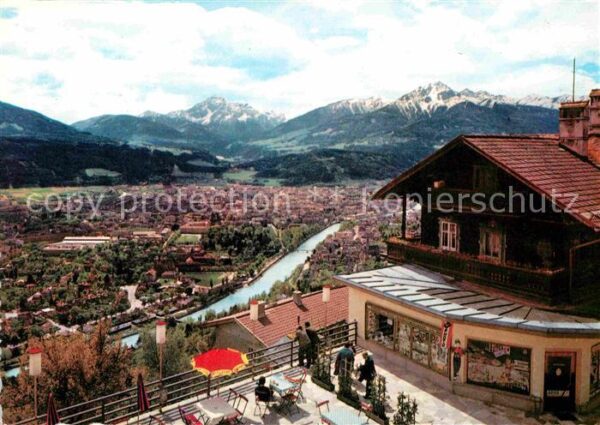 Innsbruck Blick von der Hungerburg