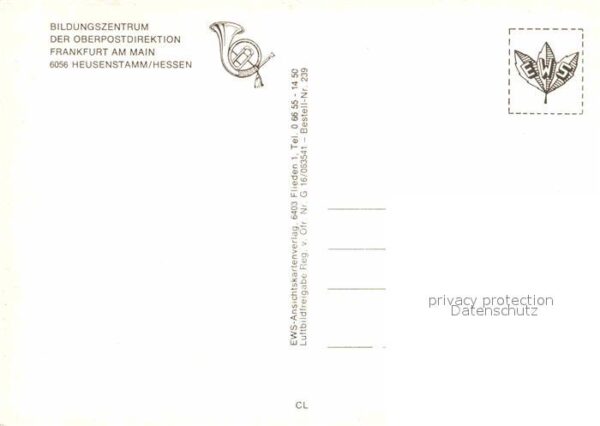 Heusenstamm Fliegeraufnahme Oberpostdirektion – Bild 2
