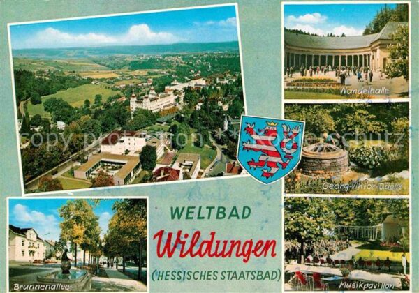 Bad Wildungen Brunnenallee Musikpavillon Wandelhalle