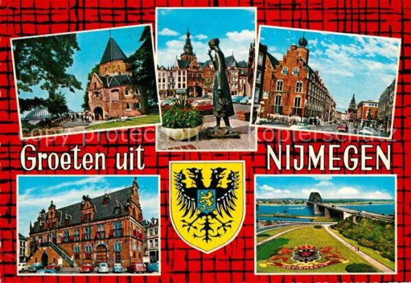 Nijmegen Rathaus Brücke Denkmal Schloss