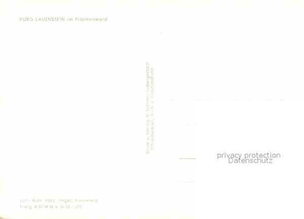 Lauenstein Oberfranken Fliegeraufnahme Burg – Bild 2