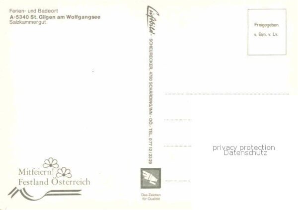 St Gilgen Wolfgangsee Fliegeraufnahme – Bild 2