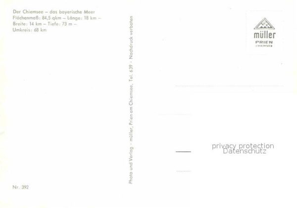 Chiemsee Strassenkarte – Bild 2