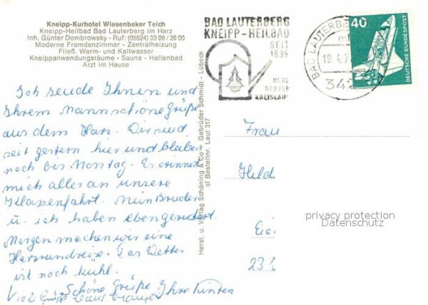 Bad Lauterberg Kurhotel Wiesenbeker Teich – Bild 2