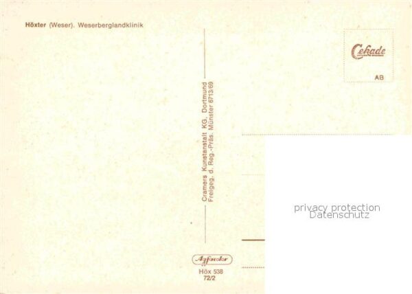 Hoexter Weser Fliegeraufnahme Weserberglandklinik – Bild 2