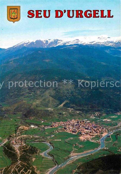 Seu d Urgell La Fliegeraufnahme