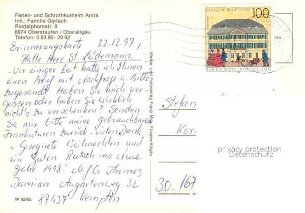 Oberstaufen Kurheim Anita – Bild 2