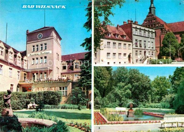 Bad Wilsnack Puschkin Kurhaus Rathaus Kurpark