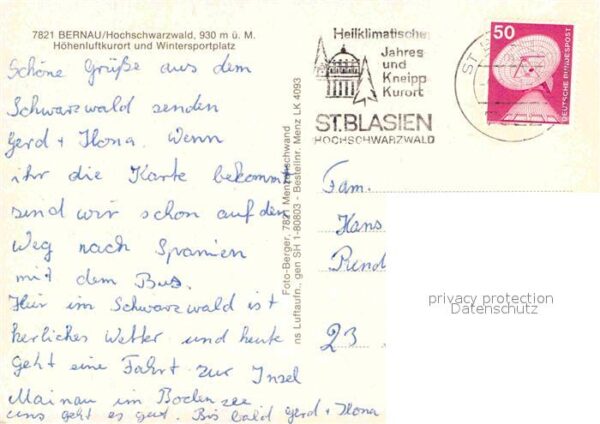 Bernau Schwarzwald Fliegeraufnahme mit Feldberg – Bild 2